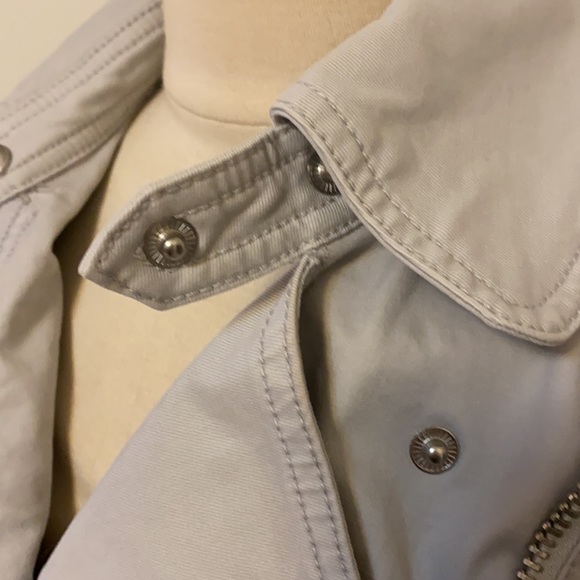 Juicy Couture Light Gray Utility Jacket, Small - Picture 3 of 13